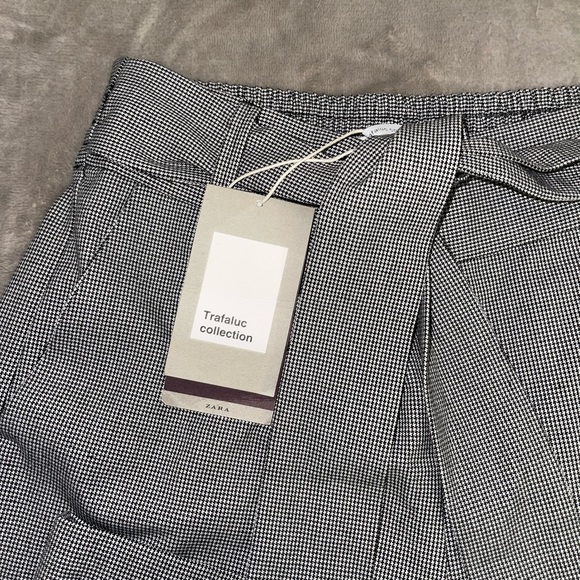 zara cropped plaid pants - Picture 5 of 8